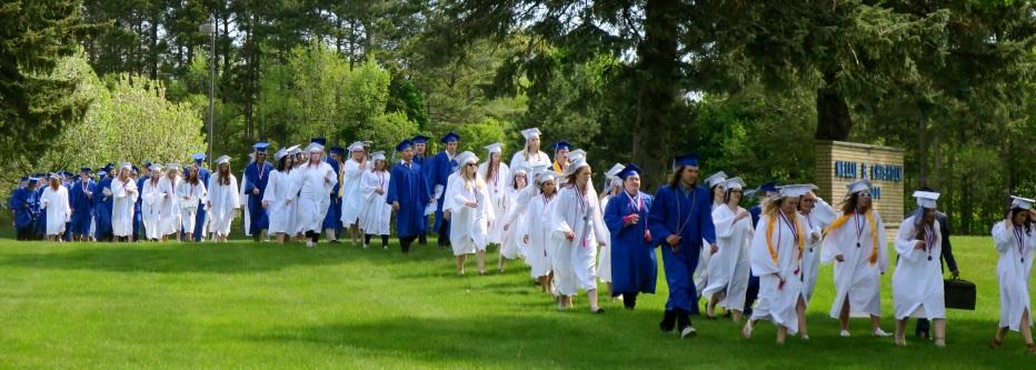 Class of 2017 marching back to MHS