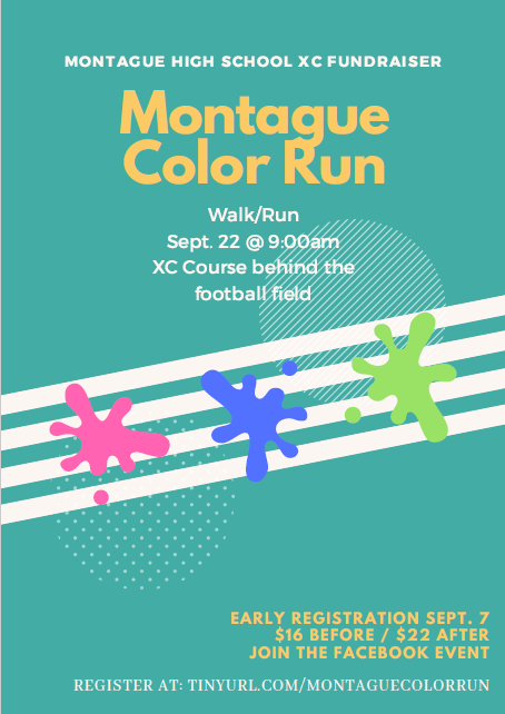 Montague Color Run Flyer